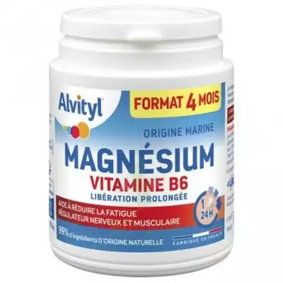 Alvityl Magnésium Vitamine B6 Libération Prolongée Comprimés Lp Pot/120 à TOULON